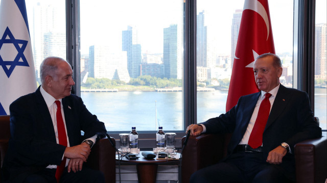 Turkish President Recep Tayyip Erdogan and Israeli Prime Minister Netanyahu