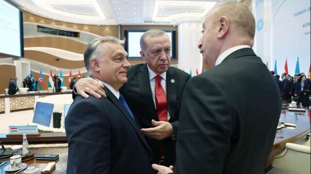 Macaristan Başbakanı Viktor Orbán - Cumhurbaşkanı Recep Tayyip Erdoğan - Azerbaycan Cumhurbaşkanı İlham Aliyev (Arşiv)