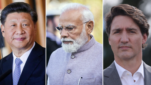 Çin Devlet Başkanı Şi Cinping, Hindistan Başbakanı Narendra Modi, Kanada Başbakanı Justin Trudeau.