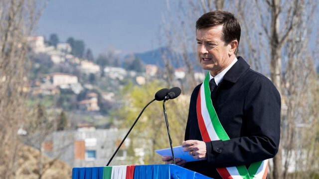 Giorgio Gori, maire de Bergame (Italie). Crédit photo: HANDOUT / PALAZZO CHIGI PRESS OFFICE / AFP