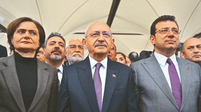 Canan Kaftancıoğlu, Kemal Kılıçdaroğlu, Ekrem İmamoğlu.