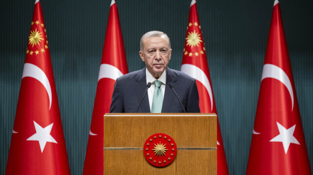 Cumhurbaşkanı Recep Tayyip Erdoğan, Cumhurbaşkanlığı Kabine Toplantısı sonrasında açıklamalarda bulundu.