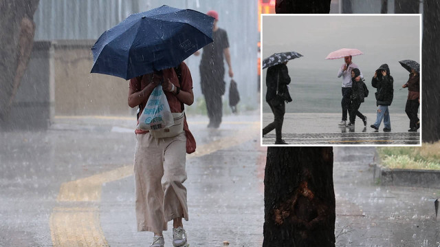 Meteorolojiden bazı illere kuvvetli yağış uyarısı yapıldı. 