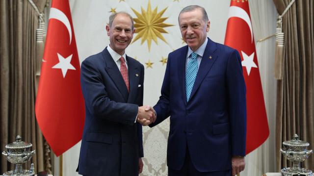 Cumhurbaşkanı Erdoğan - Birleşik Krallık Edinburgh Dükü Prens Edward