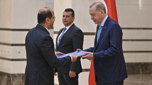 Mısır'ın Ankara Büyükelçisi Hamami Cumhurbaşkanı Erdoğan'a güven mektubu sundu 13