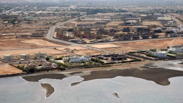 Une vue aérienne de Djibouti. Crédit photo: JACQUES DEMARTHON / AFP