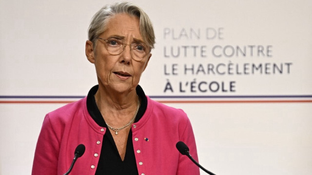 La Première ministre de la République française, Élisabeth Borne. Crédit photo: JULIEN DE ROSA / AFP
