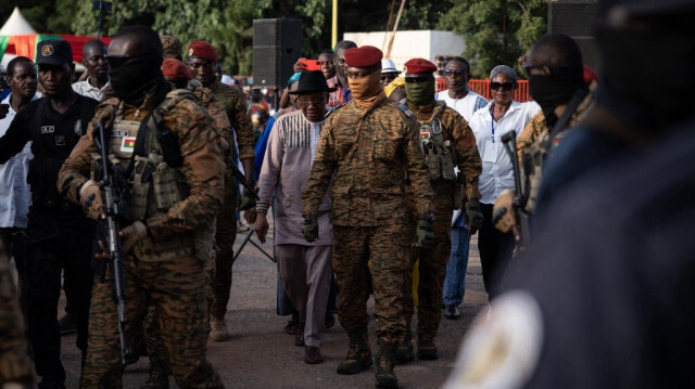 Le capitaine Ibrahim Traore, le président du Burkina Faso. Crédit photo: OLYMPIA DE MAISMONT / AFP