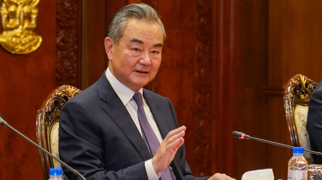 Wang Yi, ministre des Affaires étrangères de la république populaire de Chine. Crédit Photo: STR / AFP

