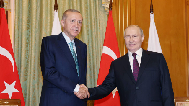 انتهاء لقاء أردوغان وبوتين في سوتشي الروسية 