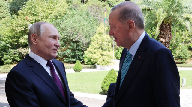 Cumhurbaşkanı Erdoğan, Rusya Devlet Başkanı Putin.