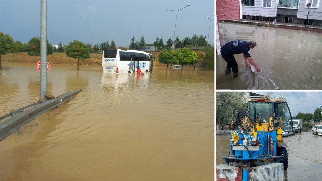 Samsun'da dün meydana gelen selin ardından yaralar sarılmaya başlandı.