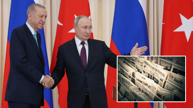 Cumhurbaşkanı Recep Tayyip Erdoğan ile Rusya Devlet Başkanı Vladimir Putin.