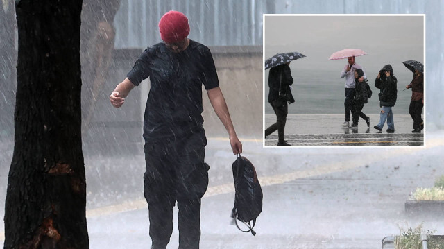 Meteorolojiden bazı illere kuvvetli yağış uyarısı yapıldı. 