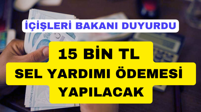 Sel yardımı ödemesi