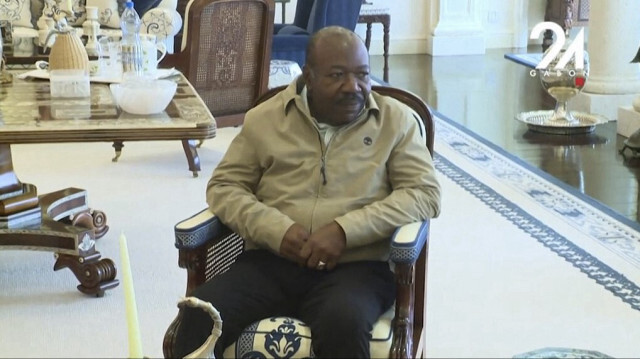 Le président déchu du Gabon, Ali Bongo Ondimba. Crédit photo: X / @TVGABON24 / AFP