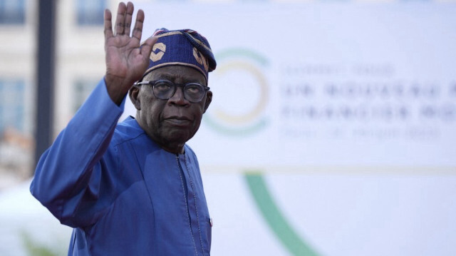 Le président nigérian Bola Tinubu. Crédit photo: Lewis Joly / PISCINE / AFP