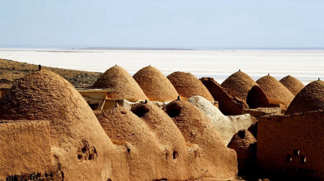 Les maisons de terre traditionnelles aux coupoles à Damas en Syrie. Crédit photo: AFP