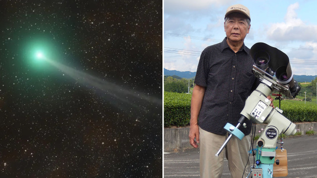 Japon gökbilimci Hideo Nishimura'nun keşfettiği kuyruklu yıldız 430 yıl sonra yeniden kendini gösterecek.