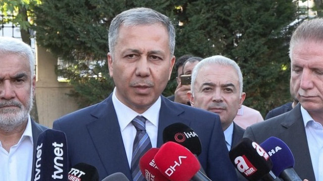 Le ministre turc de l'Intérieur, Ali Yerlikaya. Crédit photo: DHA