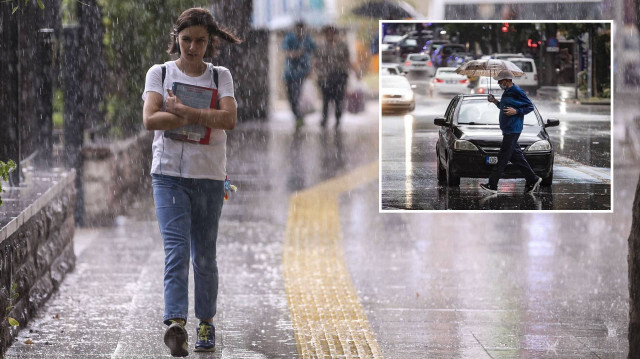 Meteorolojiden bazı illere yağış uyarısı yapıldı.