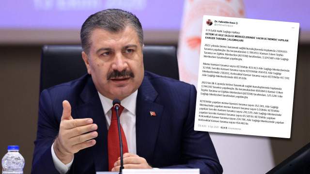 Sağlık Bakanı Fahrettin Koca.