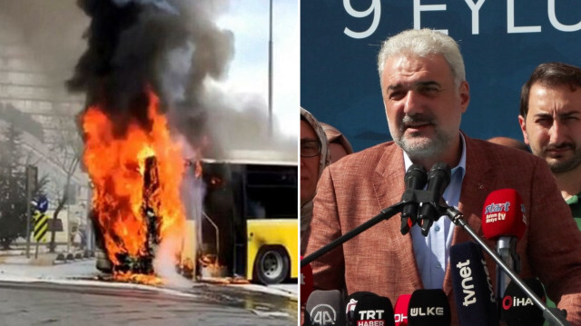 AK Parti İstanbul İl Başkanı Osman Nuri Kabaktepe, CHP'li İBB yönetimine eleştirilerde bulunarak, İstanbul'un yeni sloganının "Dünyada aynı anda en çok otobüs yanan şehir" olduğunu söyledi.