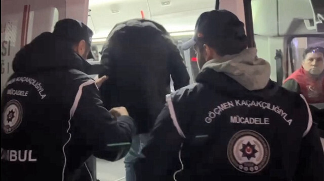 Une opération a été organisée contre les immigrés clandestins à Istanbul, Ankara et Izmir dans la nuit du Nouvel An, le 01 janvier 2024.