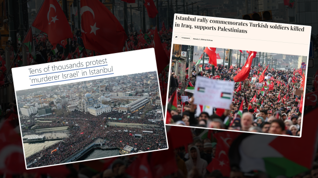 İstanbul Galata Köprüsü'ndeki tarihi yürüyüş dünyanın gündeminde.