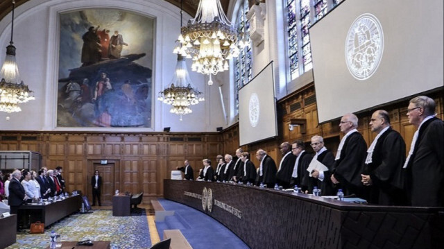 La Cour internationale de justice (CIJ) à la Haye, aux Pays-Bas.
