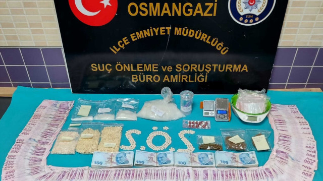 Bursa'da uyuşturucu operasyonu: Gözaltılar var