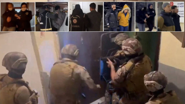 Altı ülke tarafından Kırmızı Bülten ile aranan 10 suçlu İstanbul'da yakalandı