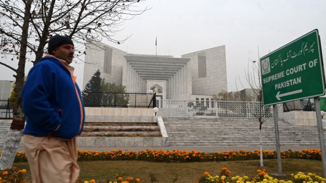 Le bâtiment de la Cour suprême du Pakistan à Islamabad, le 12 janvier 2024.