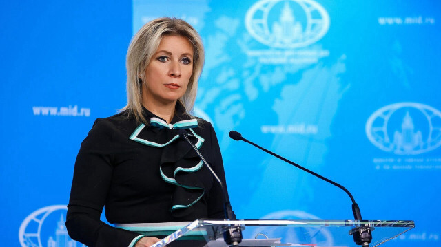 La porte-parole du ministère russe des Affaires étrangères, Maria Zakharova.