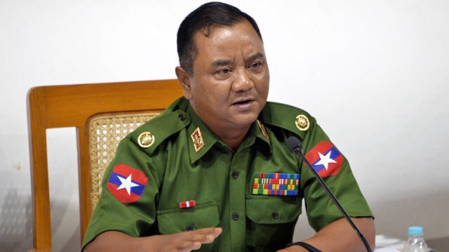 Le brigadier-général du Myanmar et porte-parole de la junte, Zaw Min Tun.