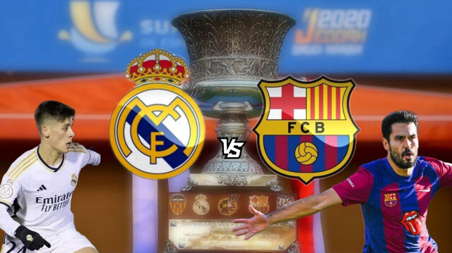 İspanya Süper Kupa finalinde Real Madrid ve Barcelona karşı karşıya geliyor.