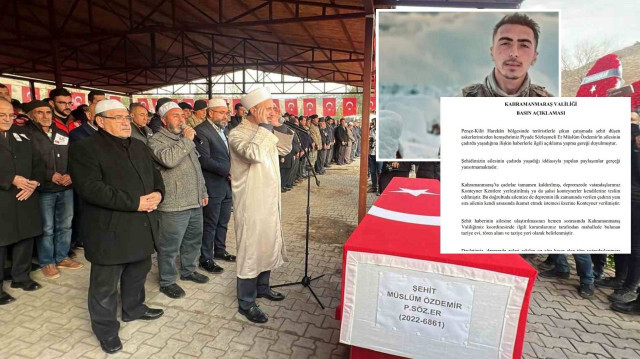 Kahramanmaraş Valiliği’nden 'Şehit Müslüm Özdemir’in ailesi çadırda yaşıyor' iddialarına açıklama geldi.
