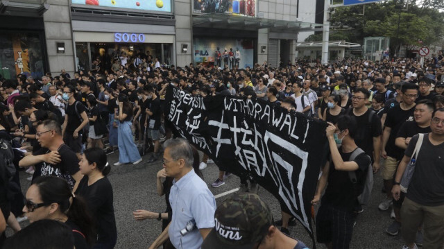 En juillet 2019, d'importantes manifestations avaient éclaté à Hong Kong, réclamant davantage d'autonomie face à Pékin.