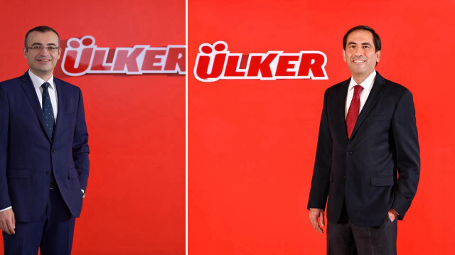 Ülker CMO’su Mustafa Kabakçı, Ülker İnsan Kaynakları Başkan Yardımcısı Faruk Gözleveli.