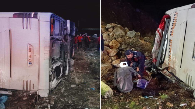 Mersin'de trafik kazası sonucu 9 kişi öldü.