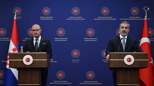 Dışişleri Bakanı Hakan Fidan ve Hırvatistan Dışişleri Bakanı Gordan Grlic Radman