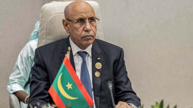 Le président mauritanien Mohammed Ould Ghazouani participant à la deuxième édition du sommet de l'Initiative pour un Moyen-Orient vert, qui s'est tenue en marge de la conférence sur le climat COP27.