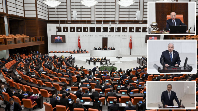 Terörle mücadele oturumu dolayısıyla TBMM Başkanı Numan Kurtulmuş, Milli Savunma Bakanı Yaşar Güler ve Dışişleri Bakanı Hakan Fidan konuşma yaptı.