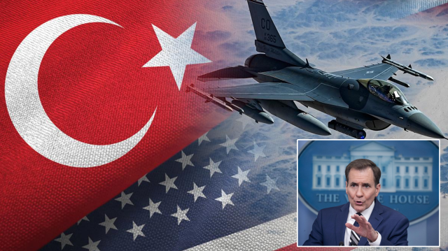 John Kirby, "Türkiye'ye F-16 satışına desteğimiz sürüyor" açıklaması yaptı.
