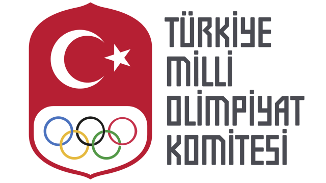 Logo du Comité olympique turc. La Türkiye est en lice pour l'organisation des Jeux Olympiques 2036.