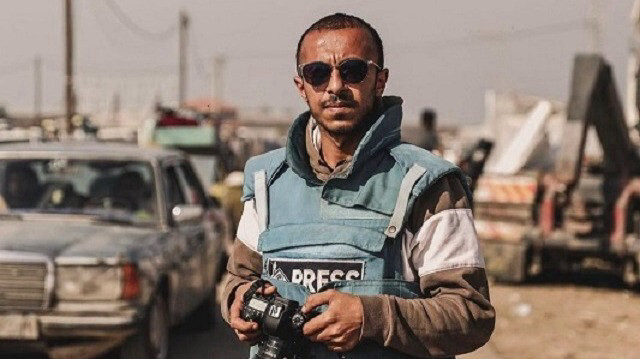 Le photojournaliste palestinien, Yousef Abu Saeed. 