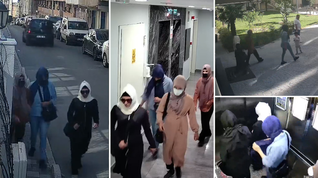 İstanbul'da lüks sitede hırsızlık şüphelileri güvenlik kameralarına yansıdı.