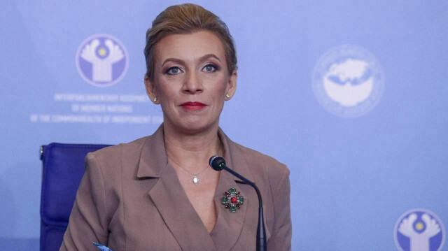 Rusya Dışişleri Bakanlığı Sözcüsü Mariya Zaharova.