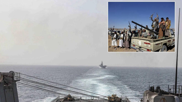Husiler Aden Körfezi'nde ABD'ye ait geminin hedef alındığını açıkladı.