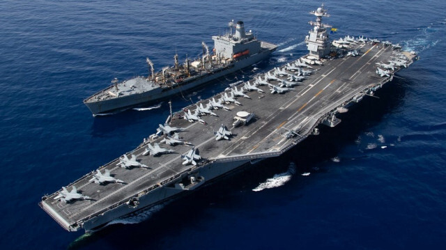 L'USS Gerald R. Ford (CVN-78), un porte-avions de la marine américaine.